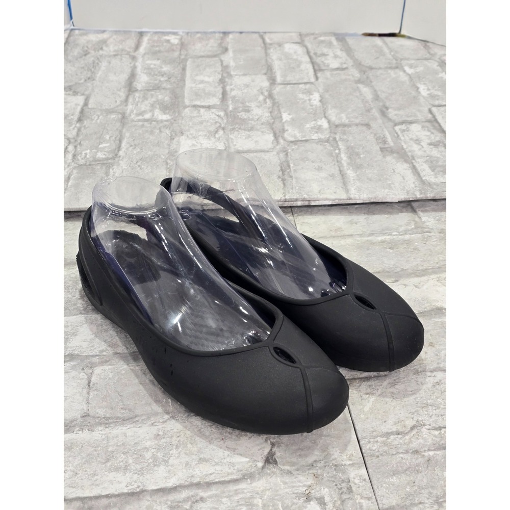 CROCS Olivia II Slingback Black Slip On Shoes Ballet Flats 202826 Womens Size 9
